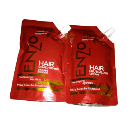 Enzo Hair Straightening Cream & Neutralizer