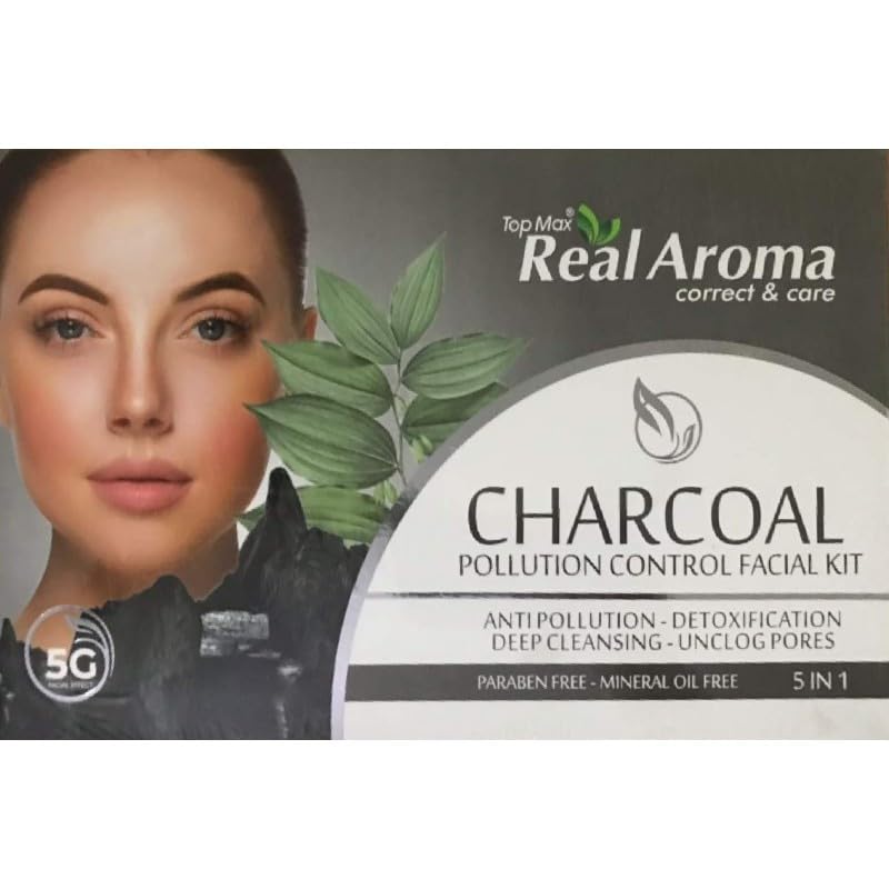 real aroma facial kit charcol