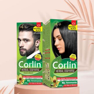 Corlin Hair Color Cream Natural Black
