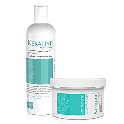 keratine professional smoothening shampoo and mask