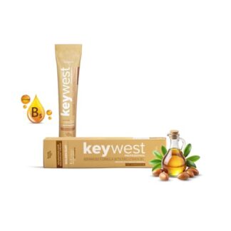 Keywest Professional Hair Color Tube, No. 1 Natural Black Ammonia Free with Argan Oil